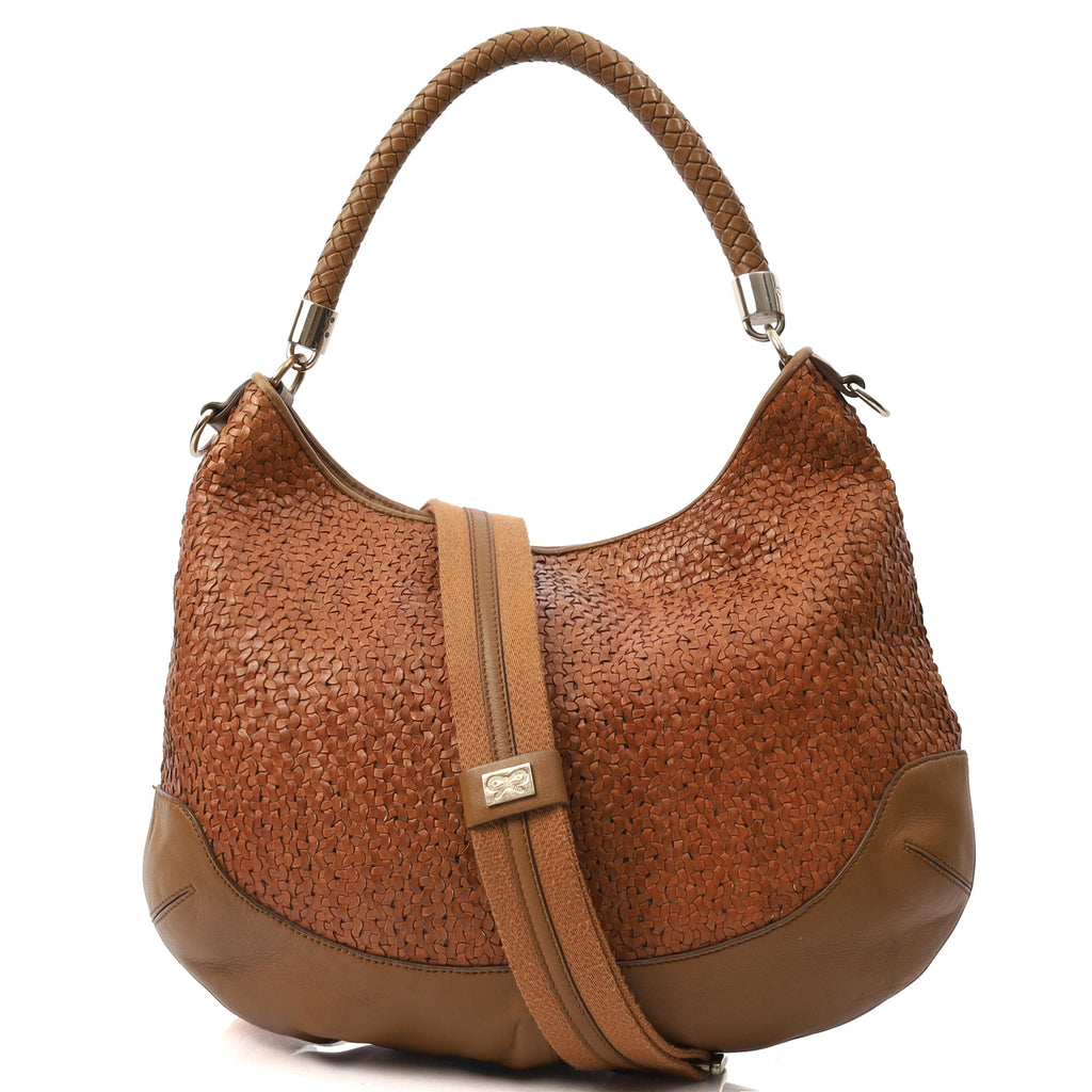 Anya Hindmarch Shoulder Bag Shoulder Bag in Brown, Leather — Alternate View 10