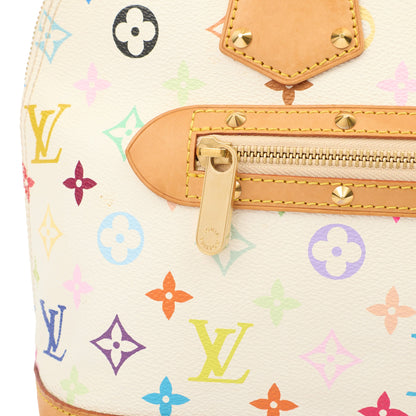 Louis Vuitton Top Handle Alma MM in Multicolor Monogram, Canvas — Side View