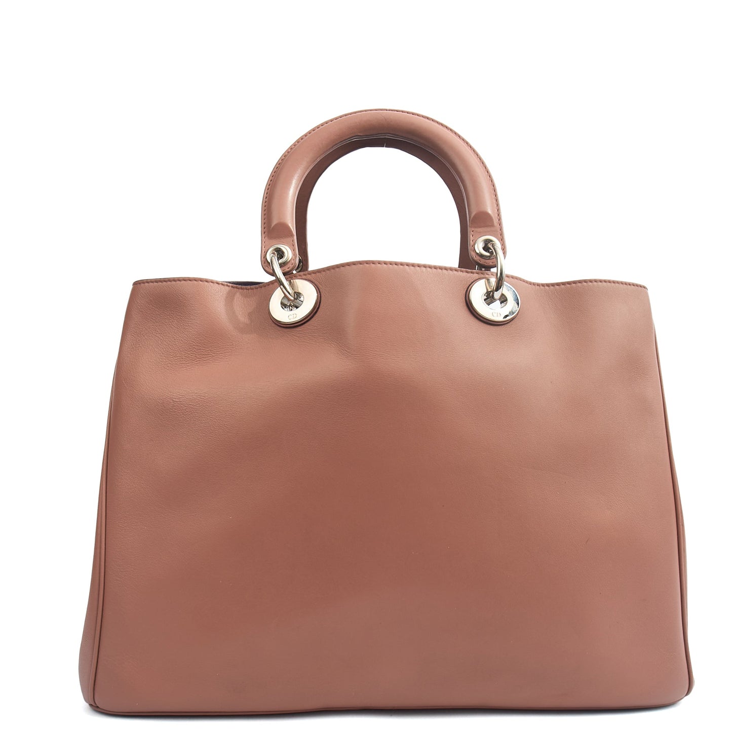 Christian Dior Tote Diorissimo - Medium in Pink, Leather — Back View
