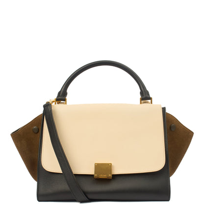 Celine Cross Body Trapeze - Medium in Neutral, Leather — Alternate View 8