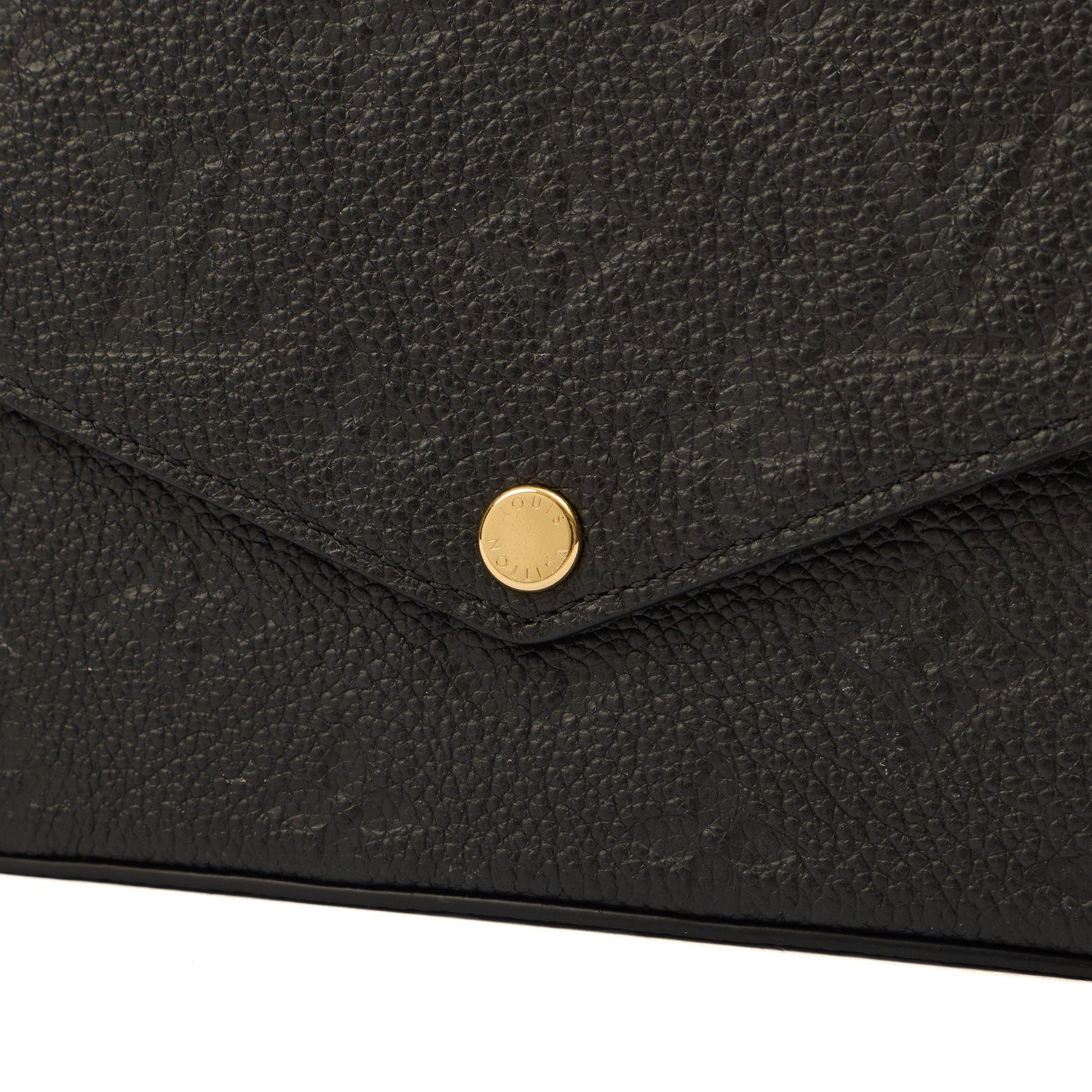 Louis Vuitton Cross Body Felicie Pochette in Black, Calfskin Leather — Alternate View 13