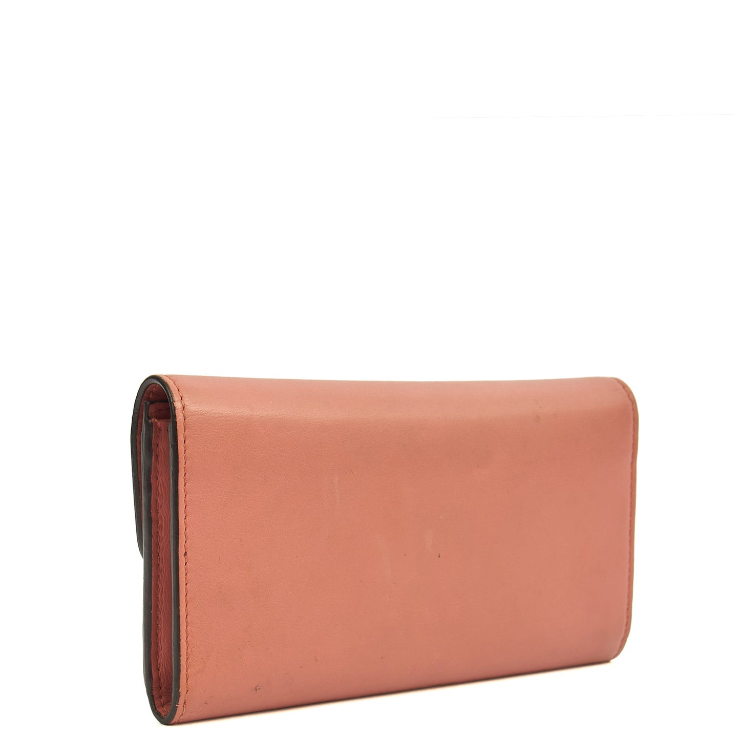 Gucci Purse Continental Wallet in Pink, Leather — Back View