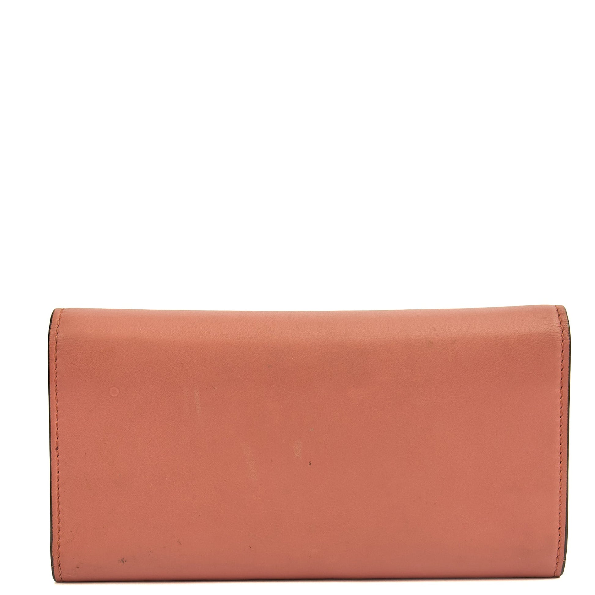 Gucci Purse Continental Wallet in Pink, Leather — Top View