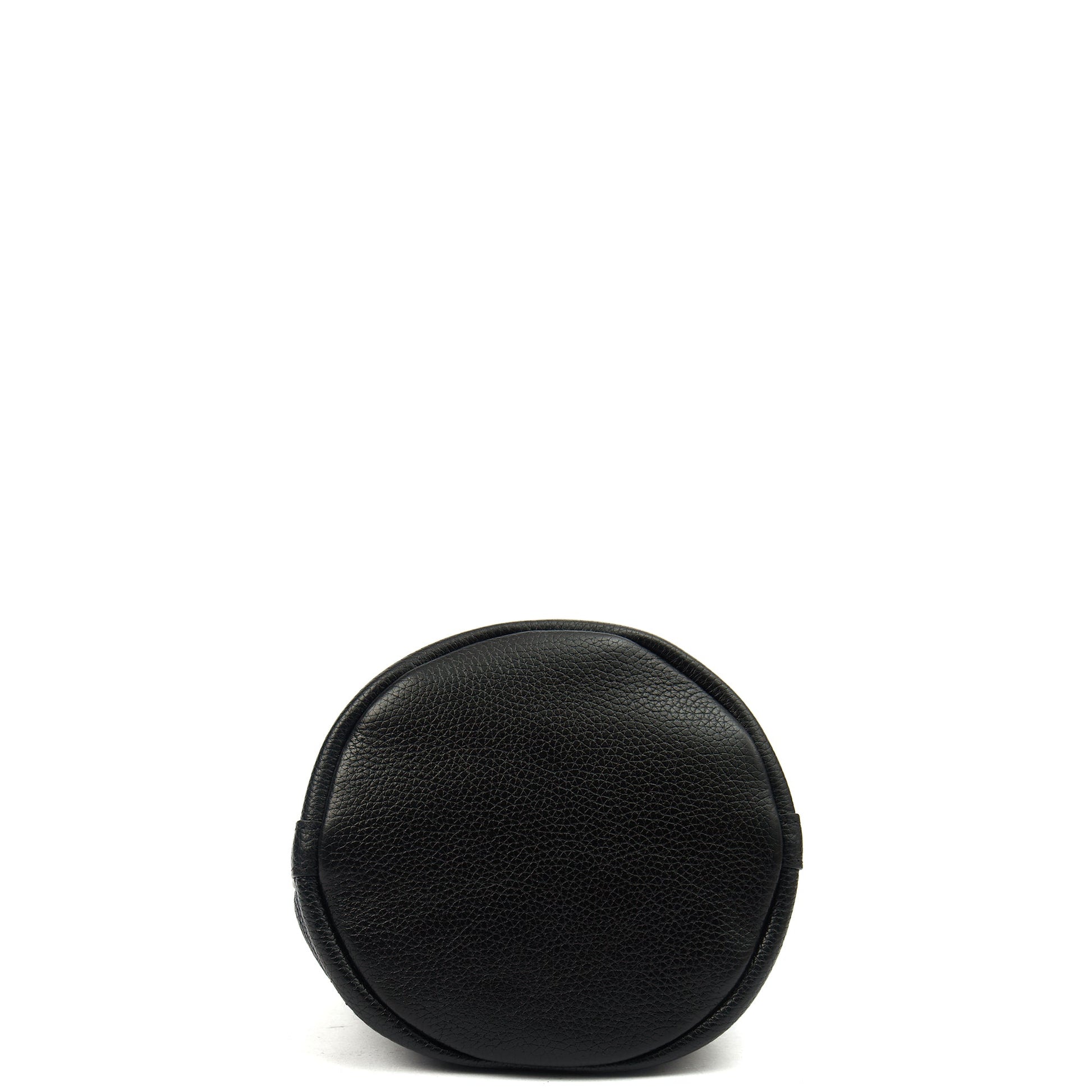 Marc Jacobs Bucket Bag The Leather Bucket Bag in Black, Leather — Top View