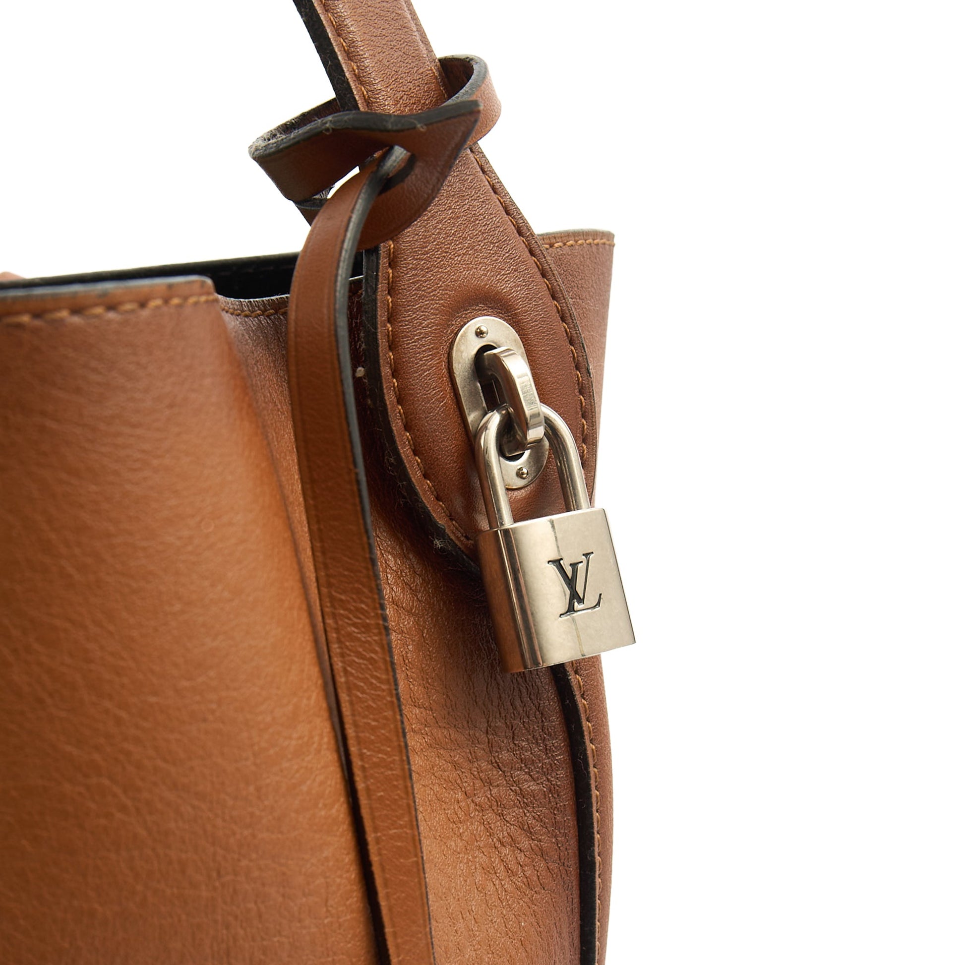 Louis Vuitton Tote Idole in Brown, Calfskin Leather — Lifestyle View