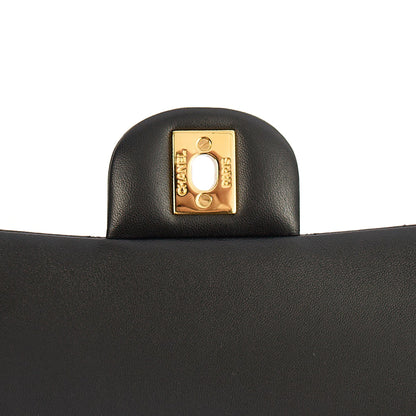 Chanel Classic Double Flap - Medium in Black, Lambskin Leather — Alternate View 22