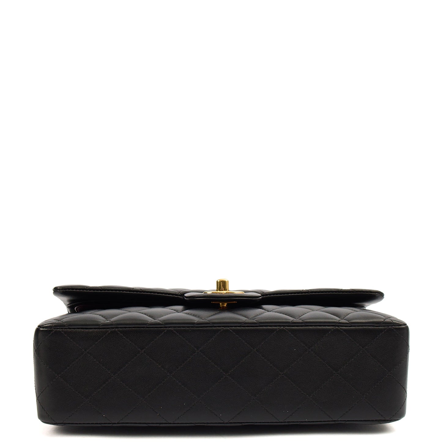 Chanel Classic Double Flap - Medium in Black, Lambskin Leather — Alternate View 17