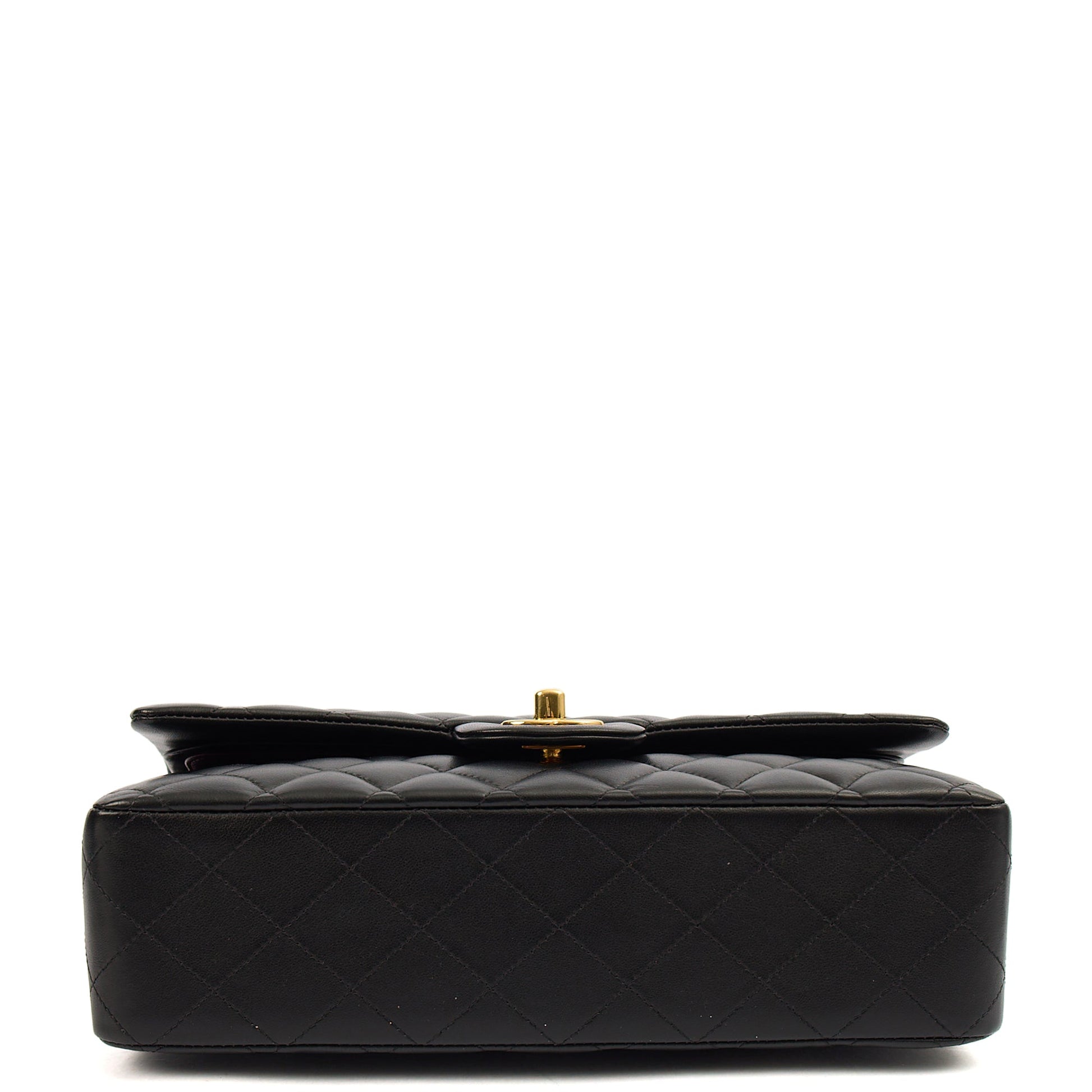 Chanel Classic Double Flap - Medium in Black, Lambskin Leather — Alternate View 17