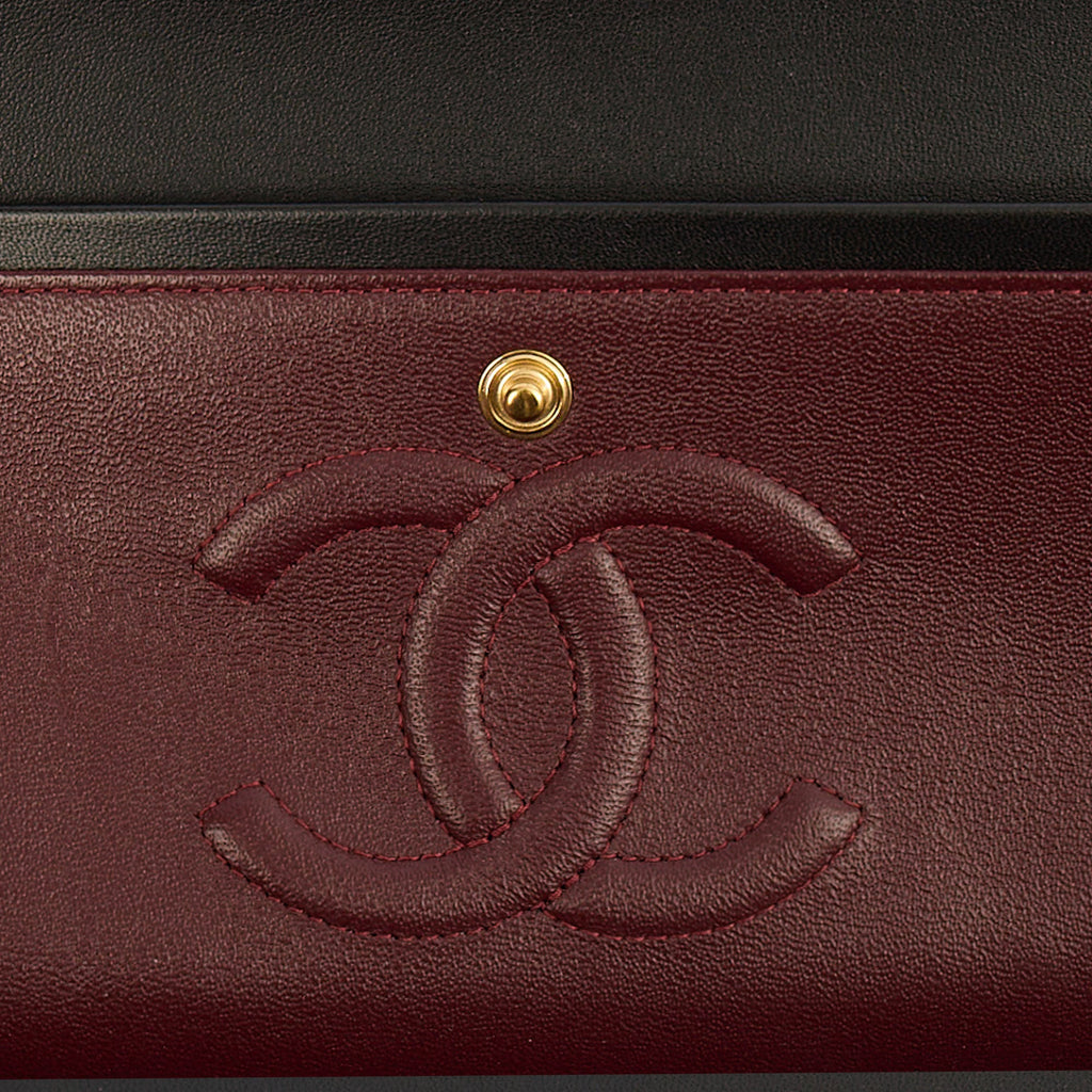 Chanel Classic Double Flap - Medium in Black, Lambskin Leather — Alternate View 23