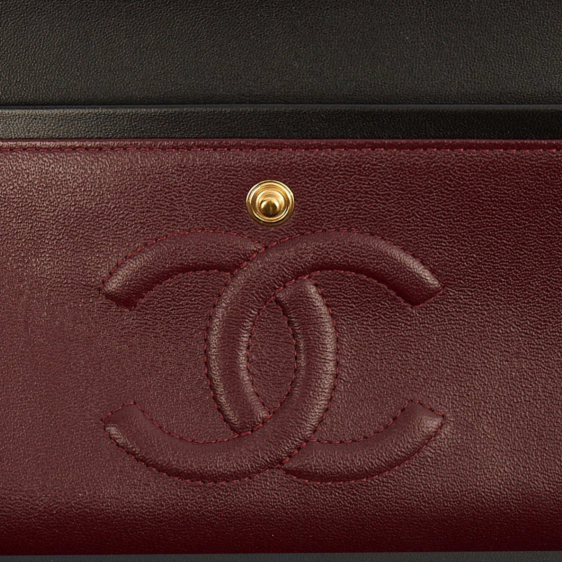 Chanel Classic Double Flap - Medium in Black, Lambskin Leather — Alternate View 23