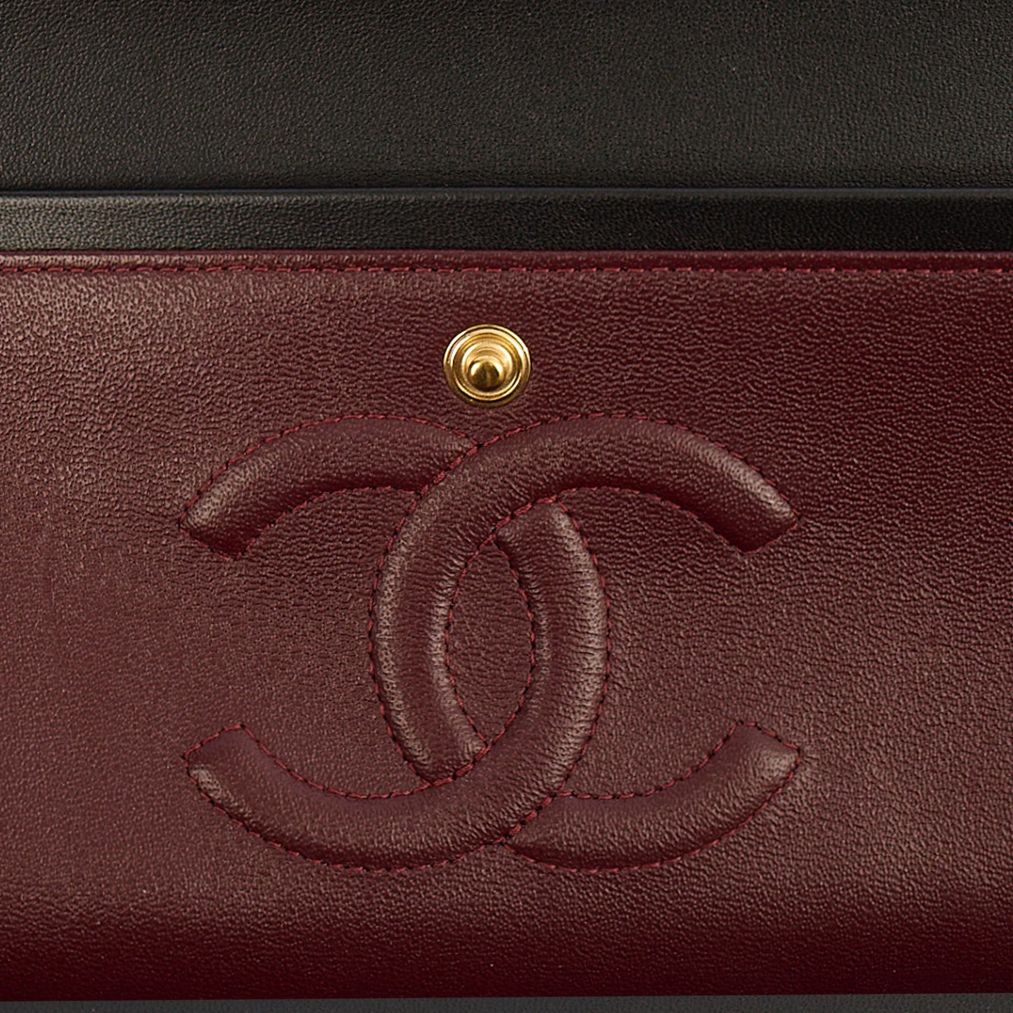 Chanel Classic Double Flap - Medium in Black, Lambskin Leather — Alternate View 23