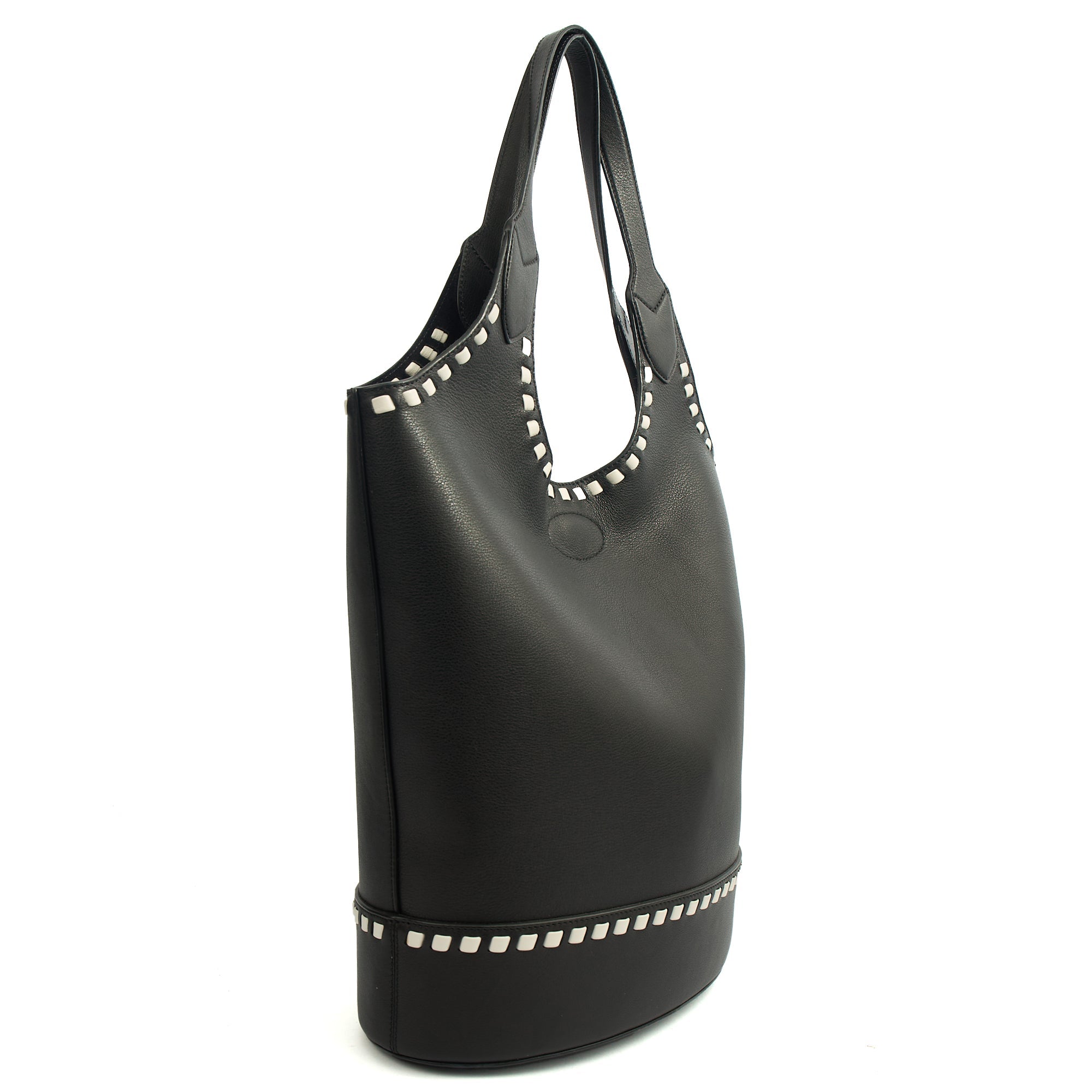 Mulberry Tote Lily - Tote  in Black, Leather — Side View