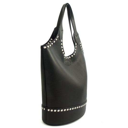 Mulberry Tote Lily - Tote  in Black, Leather — Side View