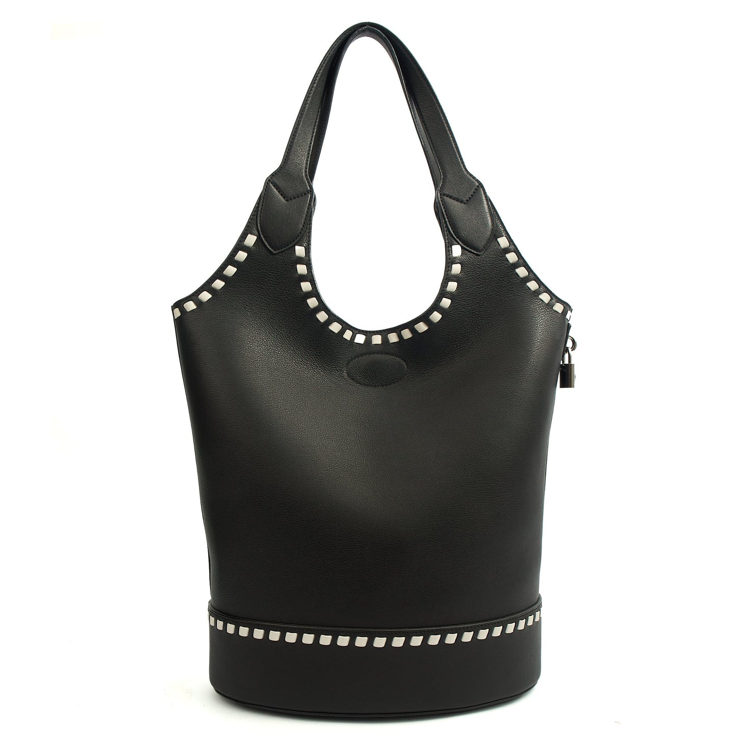 Mulberry Tote Lily - Tote  in Black, Leather — Back View