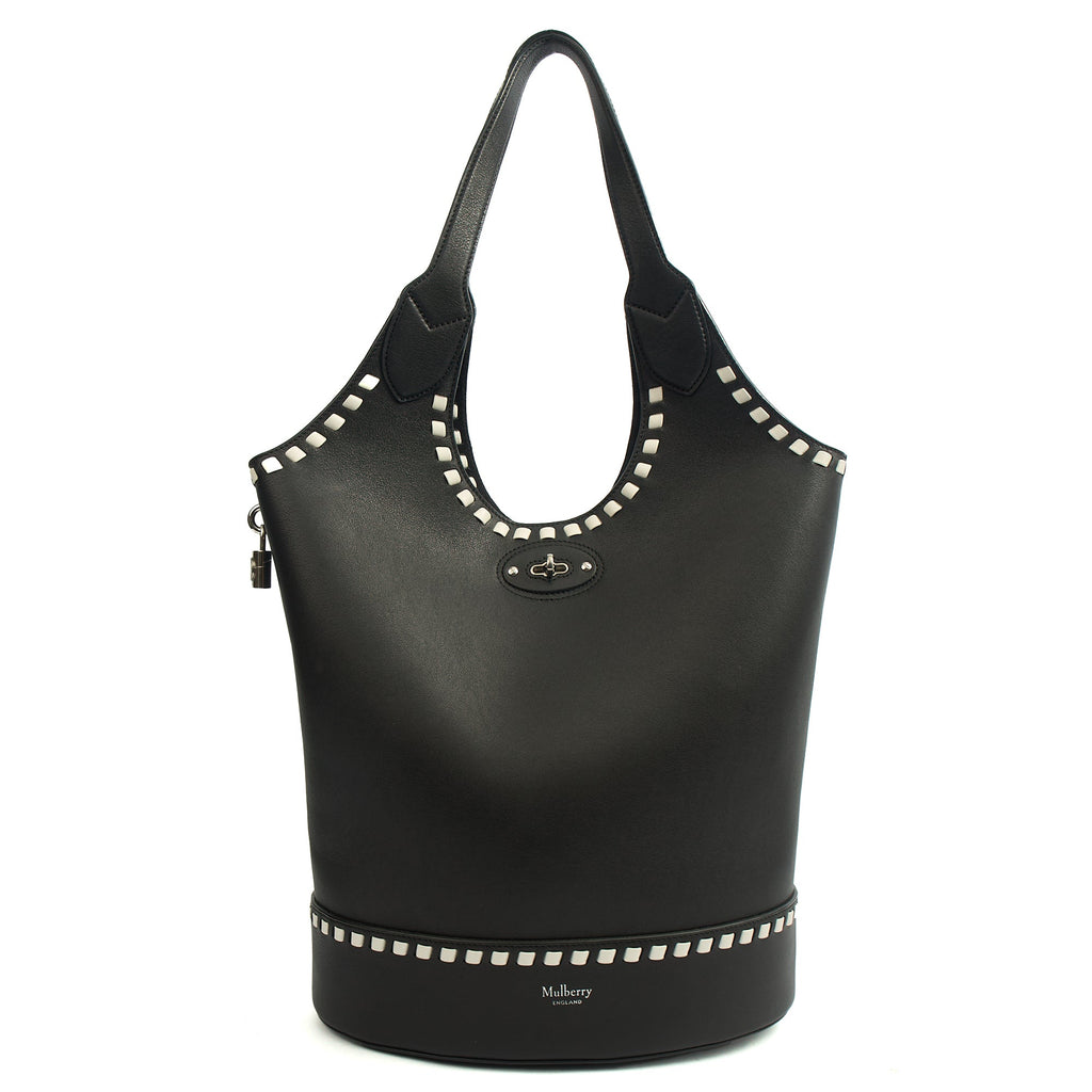 Mulberry Tote Lily - Tote  in Black, Leather — Front View