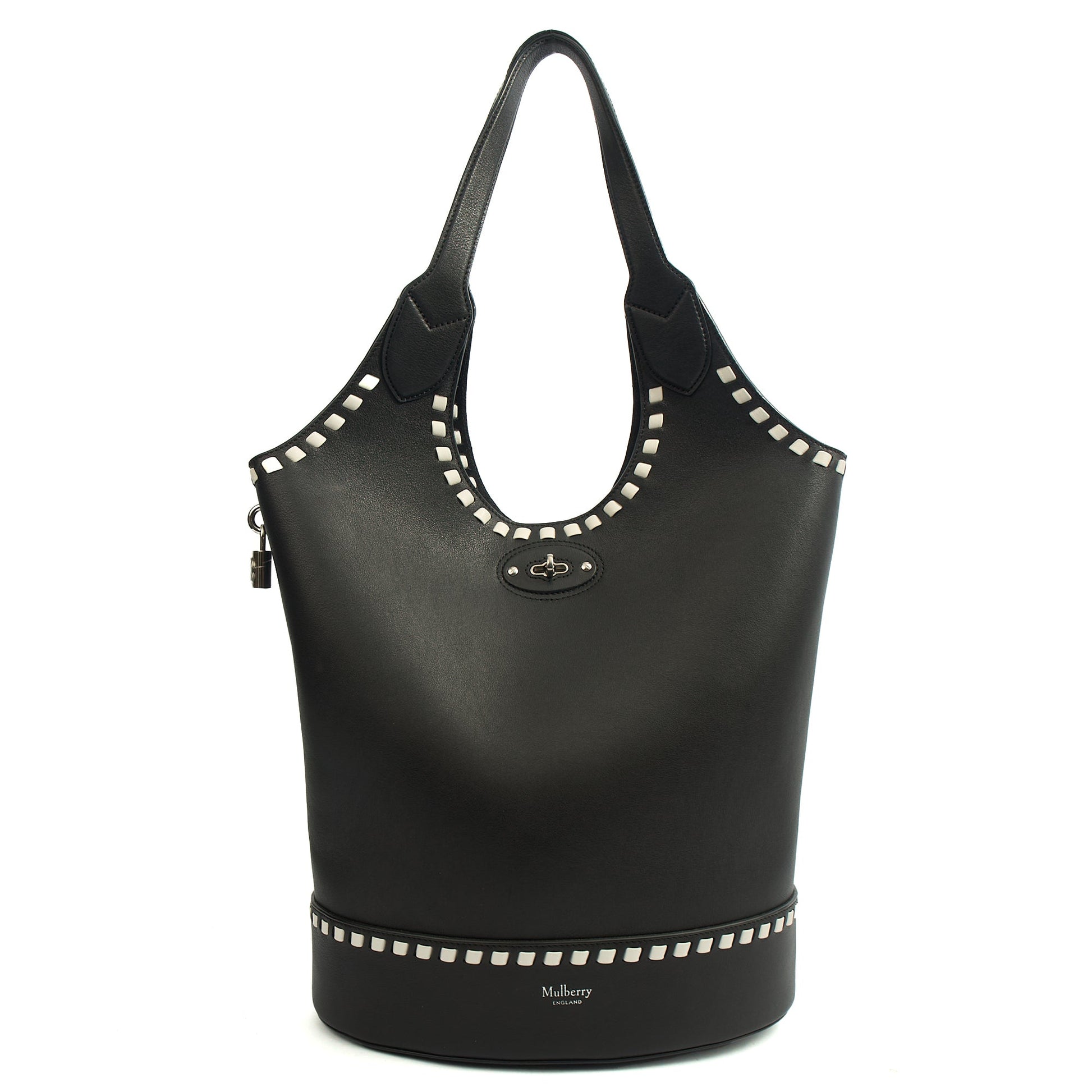 Mulberry Tote Lily - Tote  in Black, Leather — Front View