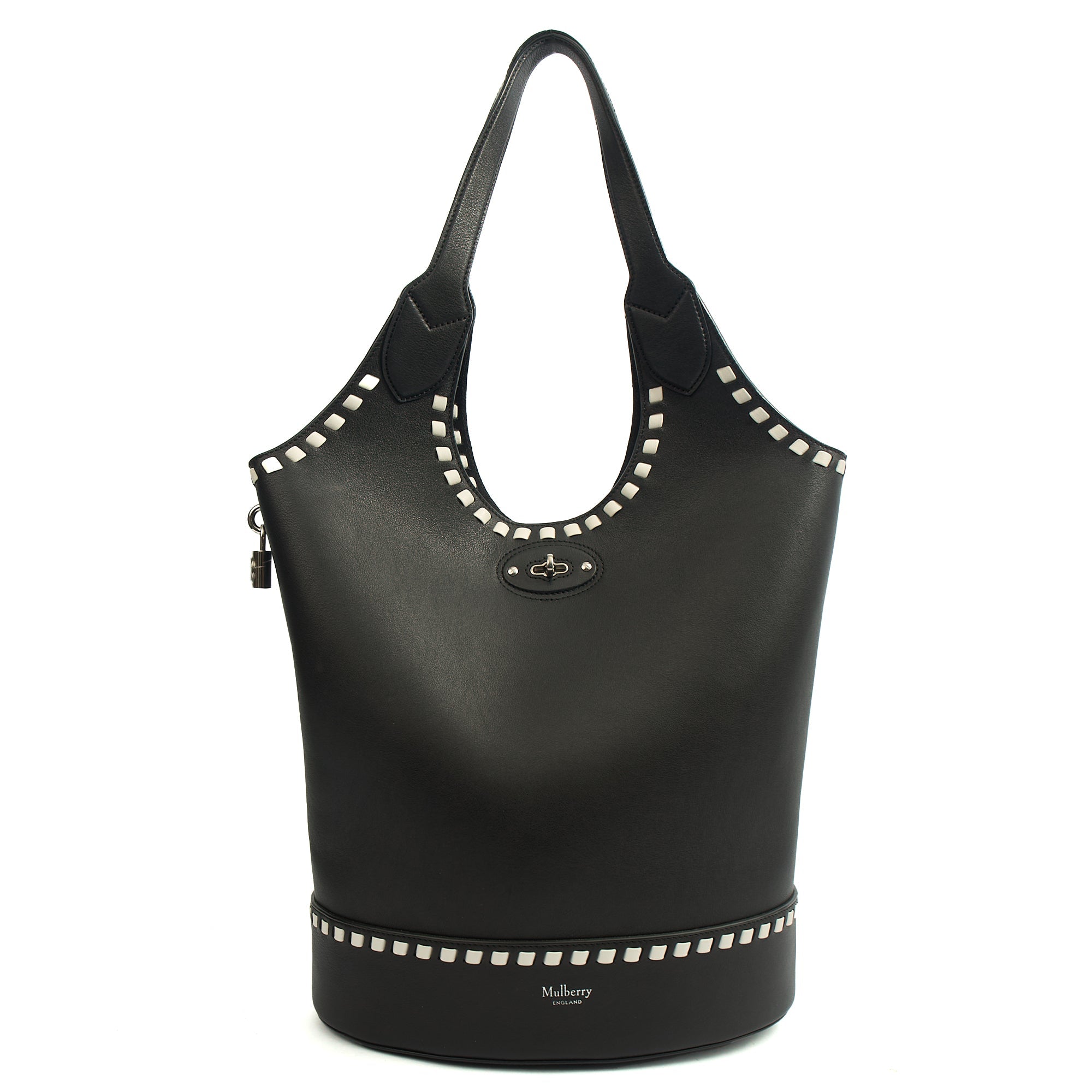 Mulberry Tote Lily - Tote  in Black, Leather — Front View