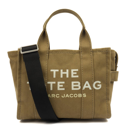 Marc Jacobs Tote The Tote Bag Nano in slate green, Fabric — Front View