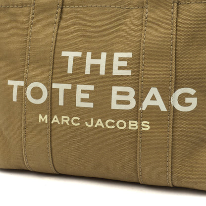 Marc Jacobs Tote The Tote Bag Nano in slate green, Fabric — Side View