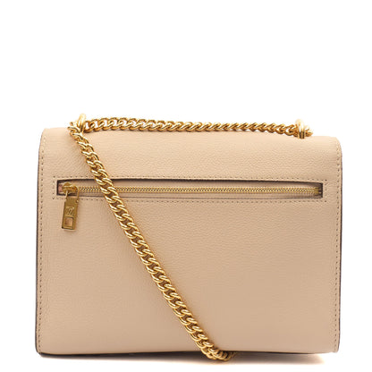 Louis Vuitton Shoulder Bag Mylockme Chain Bag in Neutral, Calfskin Leather — Top View