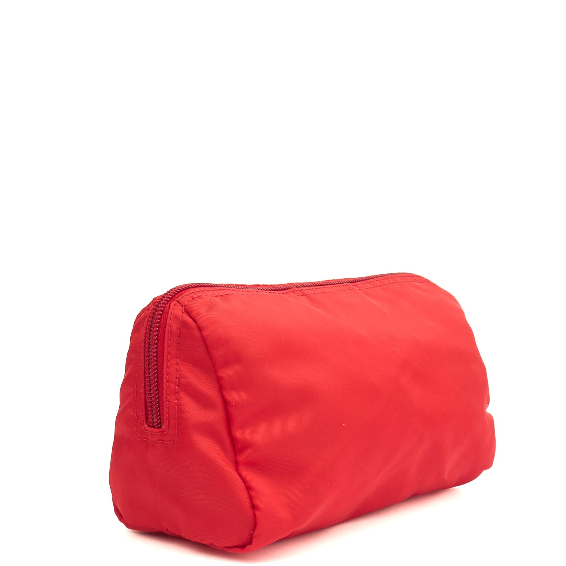 Prada Clutch Pouch in Red, Nylon — Alternate View 8