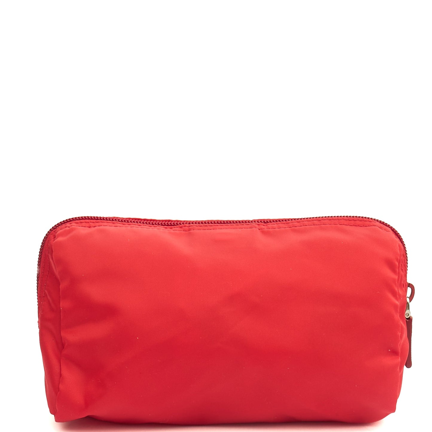 Prada Clutch Pouch in Red, Nylon — Alternate View 9