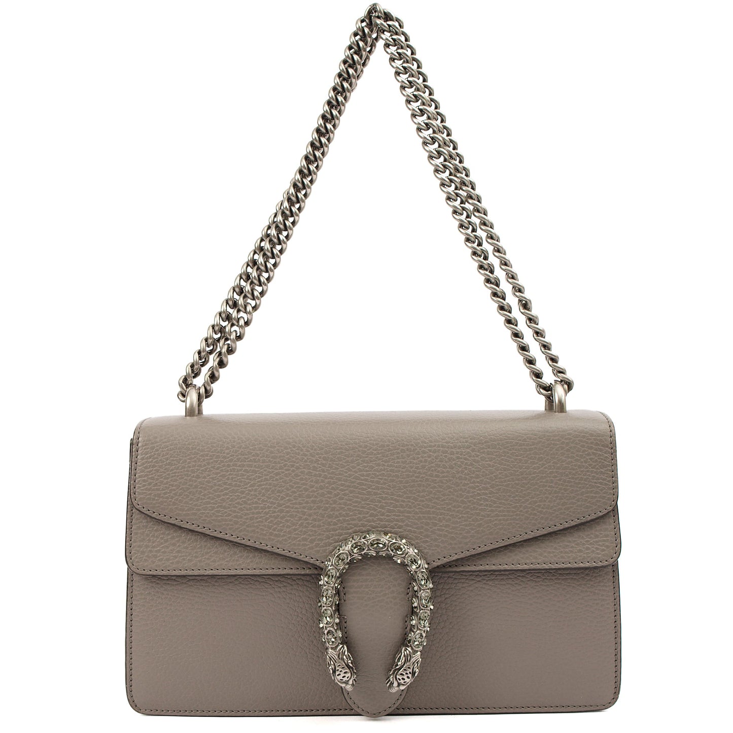 Gucci Cross Body Dionysus - Small in Grey, Leather — Back View