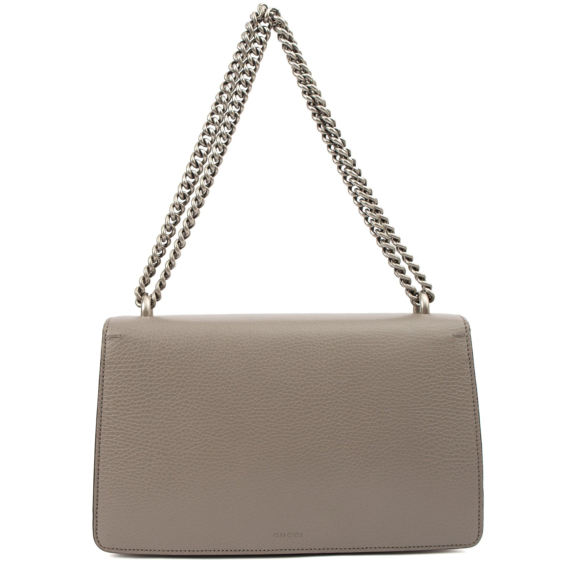 Gucci Cross Body Dionysus - Small in Grey, Leather — Detail View