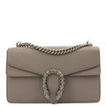 Gucci Cross Body Dionysus - Small in Grey, Leather — Front View