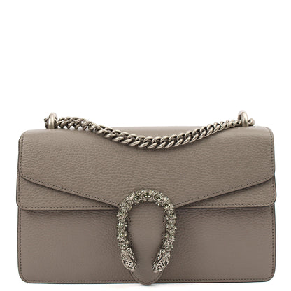 Gucci Cross Body Dionysus - Small in Grey, Leather — Front View