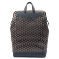 Goyard Backpack Cisalpine Backpack in Blue, Leather — Front View