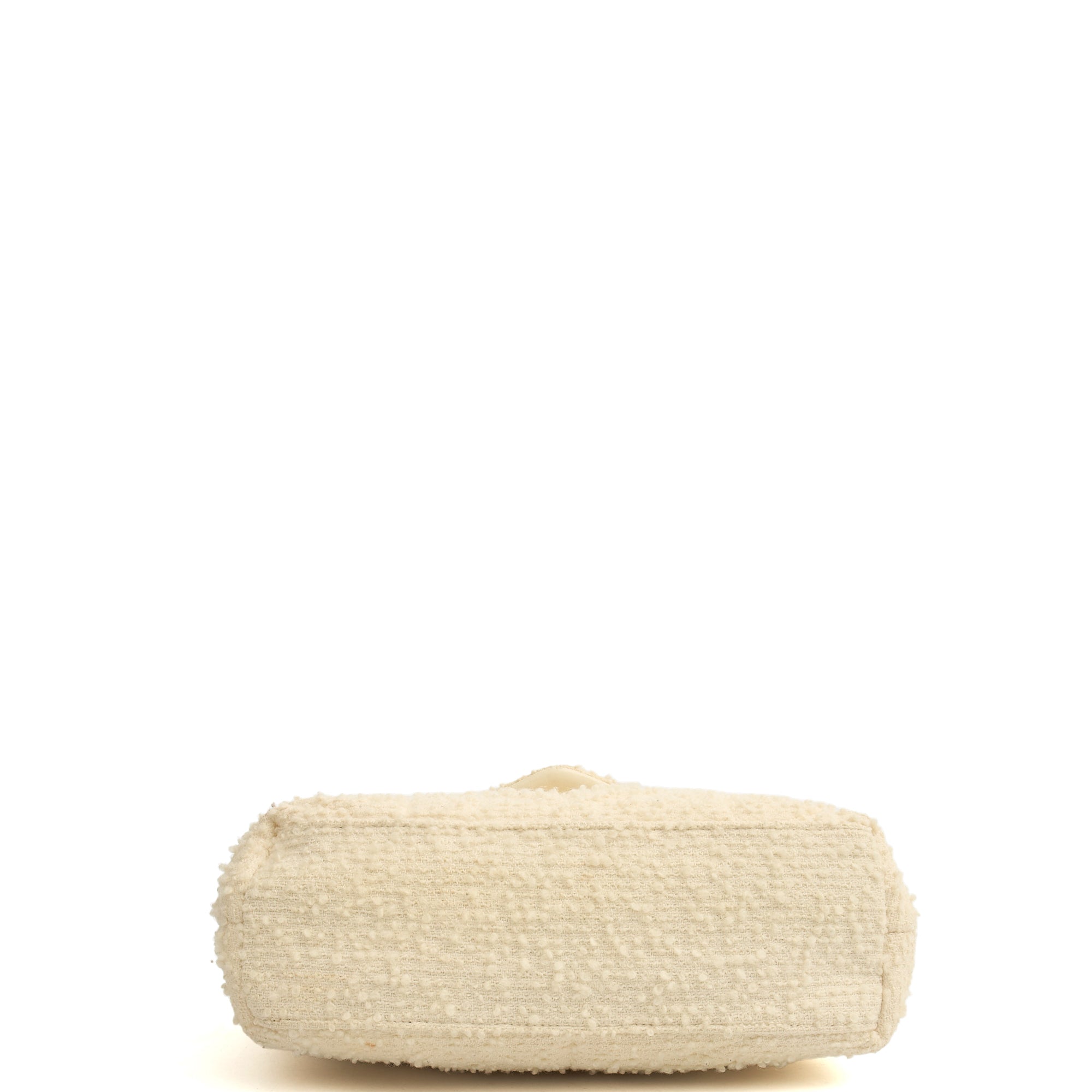 Saint Laurent Shoulder Bag Puffer - Small in White, Other — Detail View
