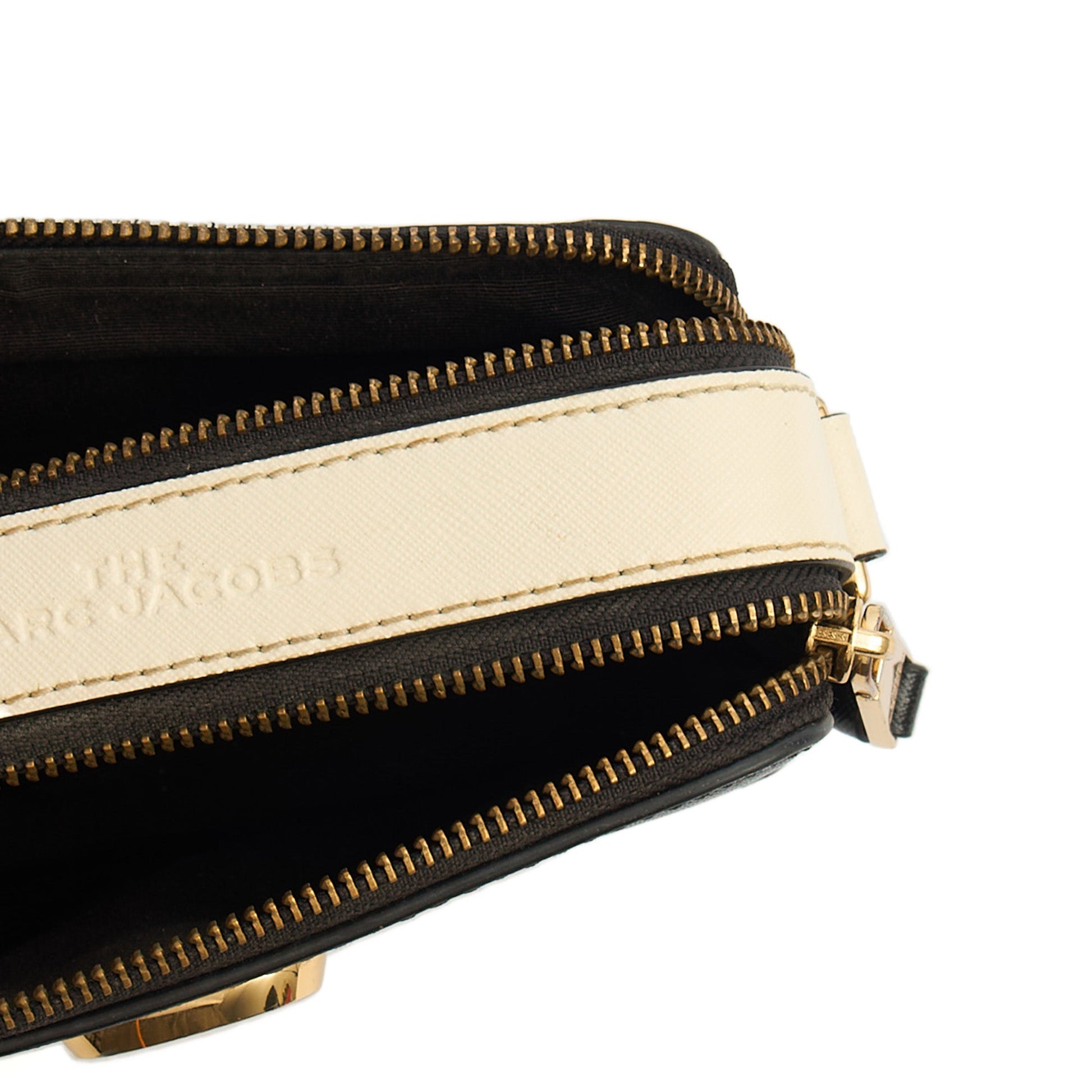 Marc Jacobs Cross Body Snapshot in Black, Leather — Lifestyle View