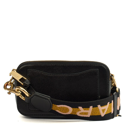 Marc Jacobs Cross Body Snapshot in Black, Leather — Top View