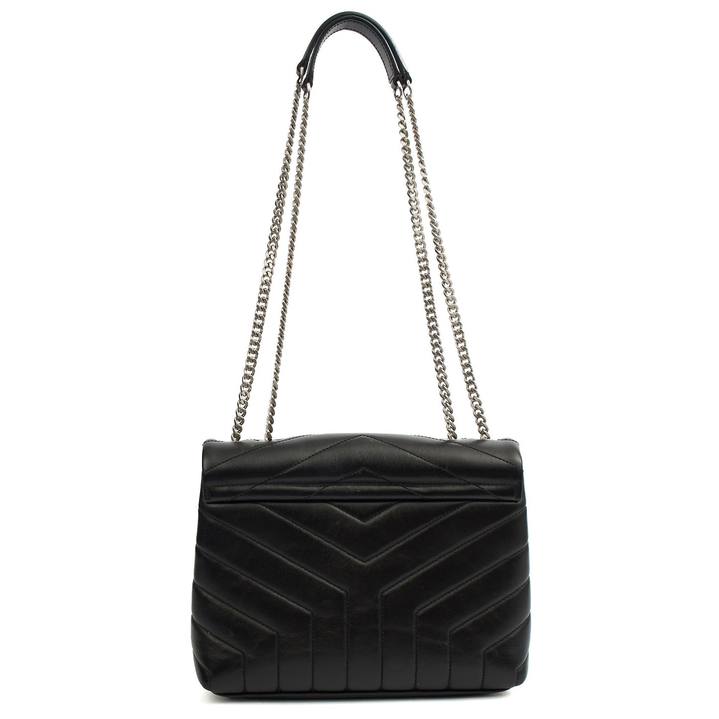 Saint Laurent Shoulder Bag Lou Lou - Small in Black, Leather — Alternate View 12