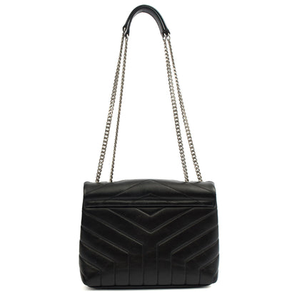Saint Laurent Shoulder Bag Lou Lou - Small in Black, Leather — Alternate View 12