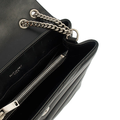 Saint Laurent Shoulder Bag Lou Lou - Small in Black, Leather — Alternate View 16
