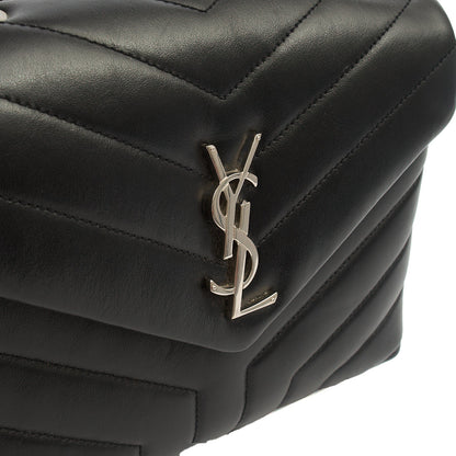 Saint Laurent Shoulder Bag Lou Lou - Small in Black, Leather — Alternate View 7