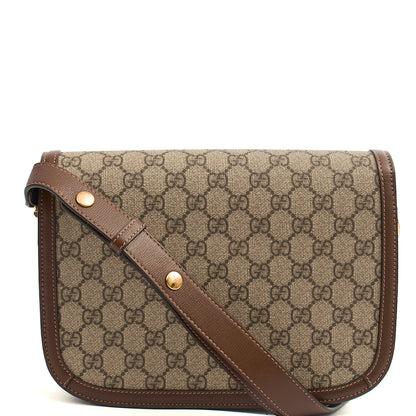 Gucci Cross Body 1955 Horsebit Shoulder Bag in GG Supreme, Leather — Alternate View 15