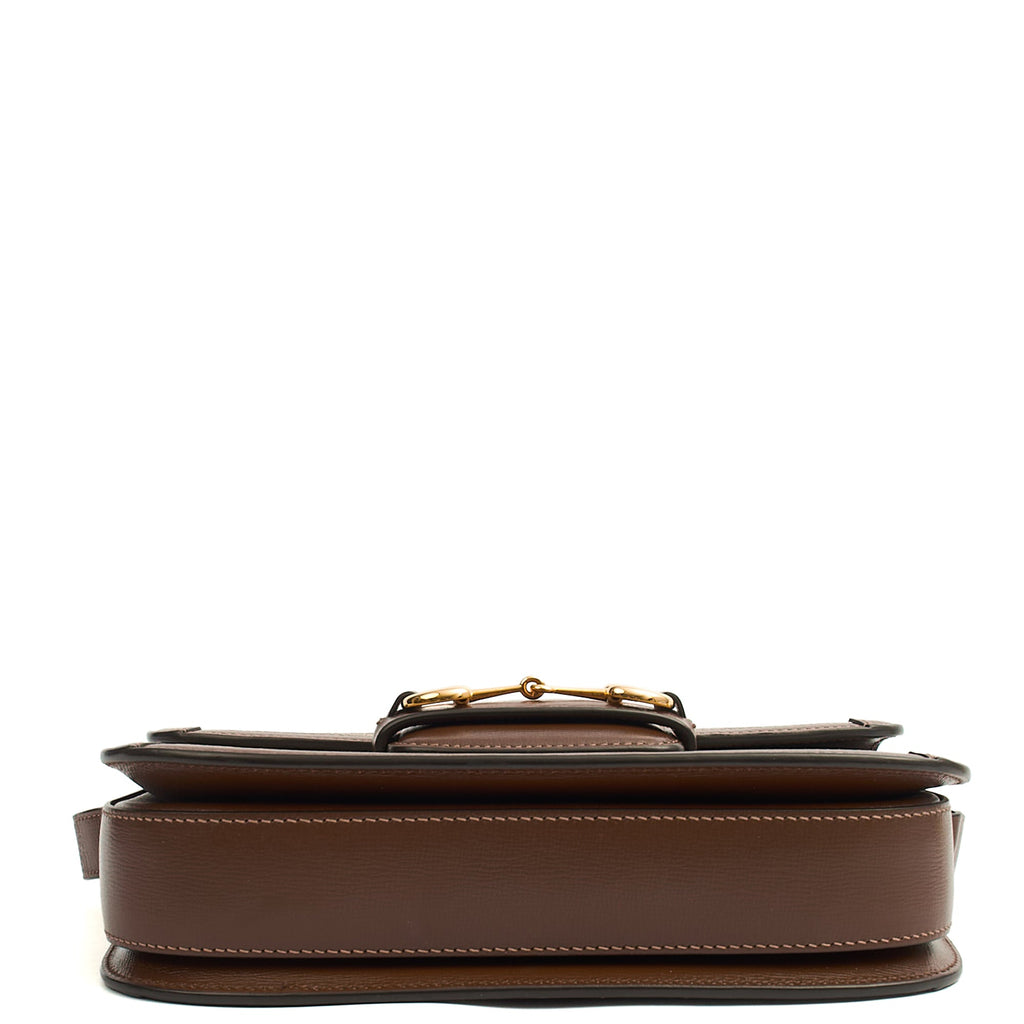 Gucci Cross Body 1955 Horsebit Shoulder Bag in GG Supreme, Leather — Alternate View 10
