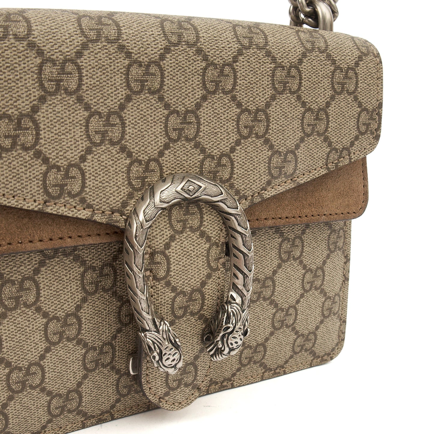 Gucci Cross Body Dionysus - Mini in GG Supreme, Leather — Lifestyle View