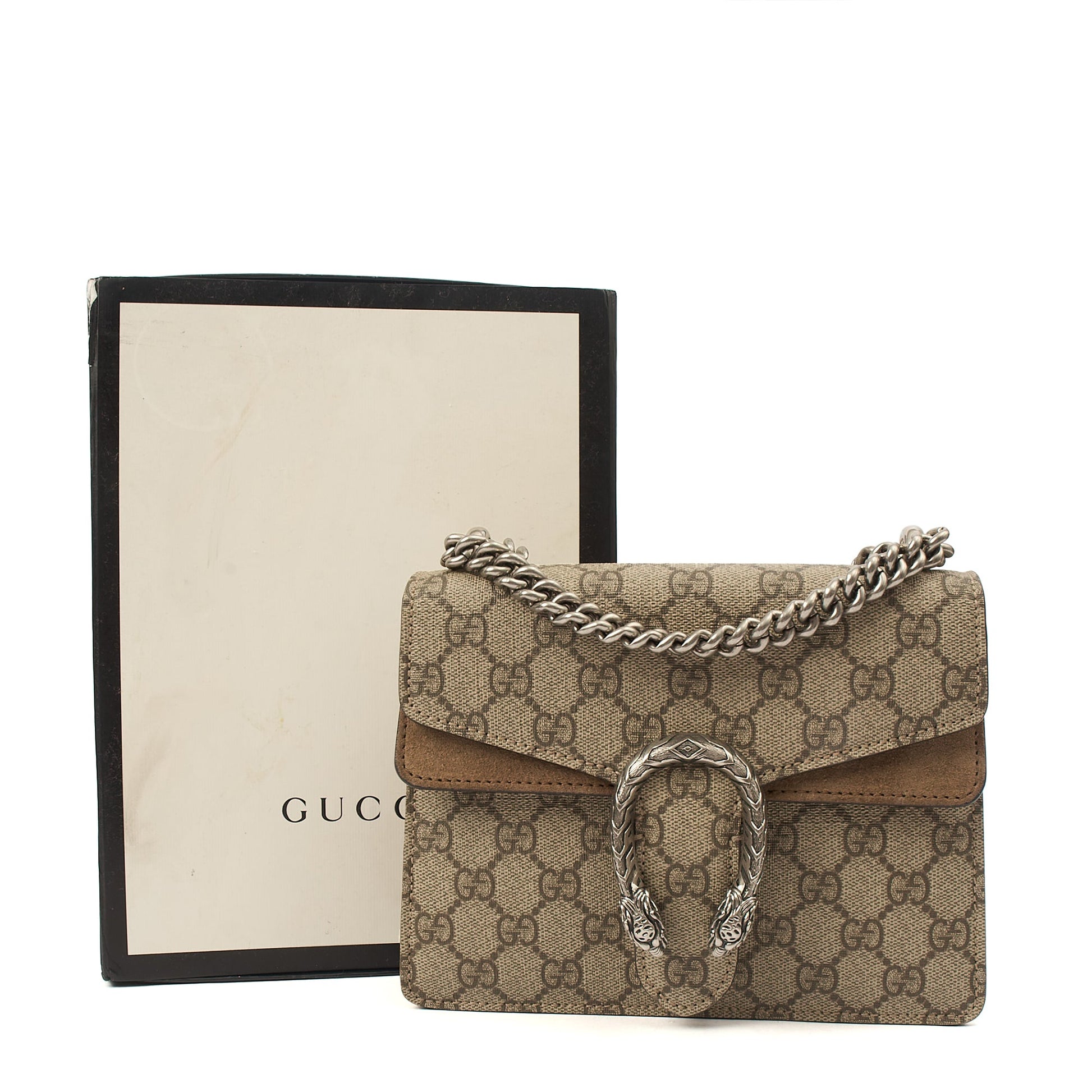 Gucci Cross Body Dionysus - Mini in GG Supreme, Leather — Alternate View 7
