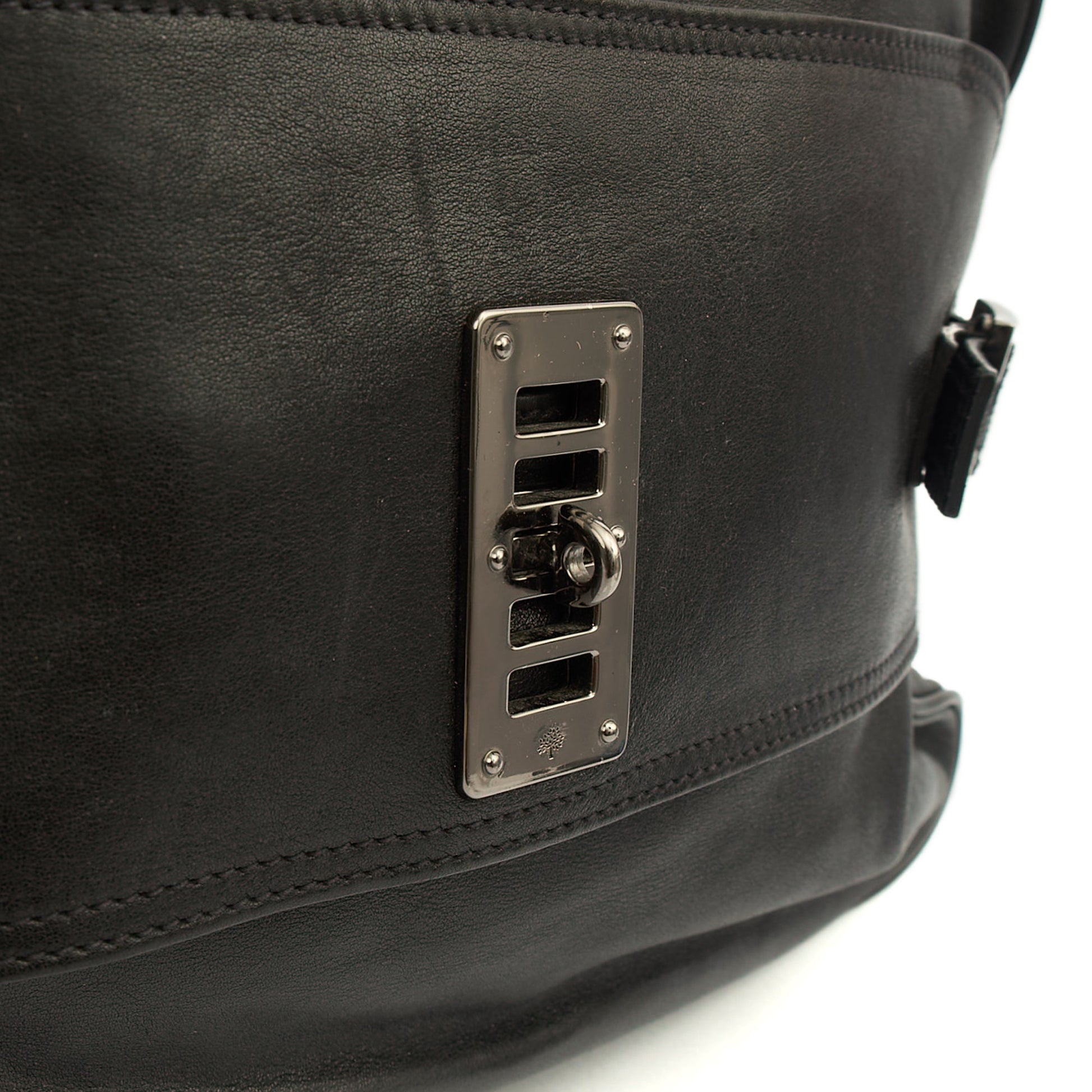 Mulberry Shoulder Bag Maggie Tote in Black, Leather — Lifestyle View
