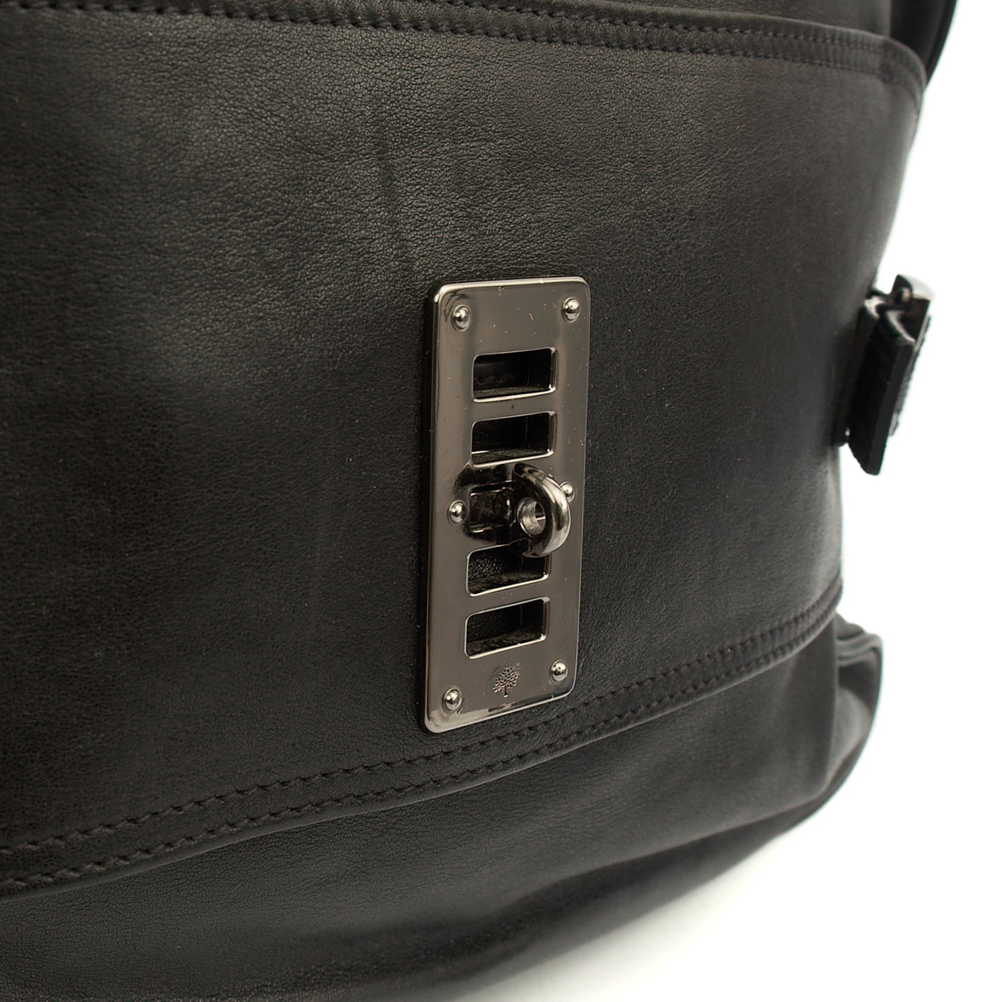 Mulberry Shoulder Bag Maggie Tote in Black, Leather — Lifestyle View