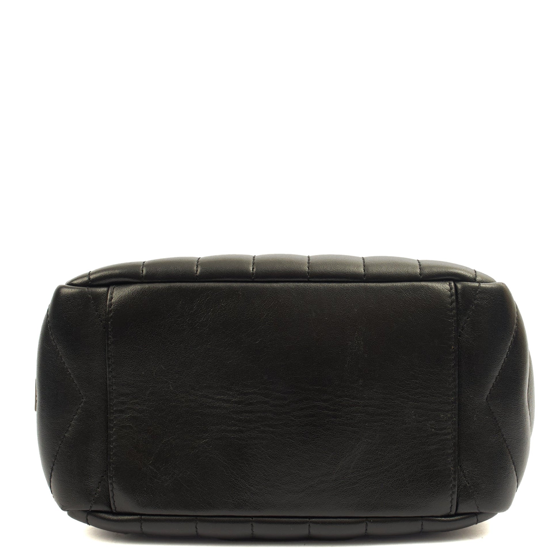 Saint Laurent Cross Body Lou Camera in Black, Calfskin Leather — Alternate View 16