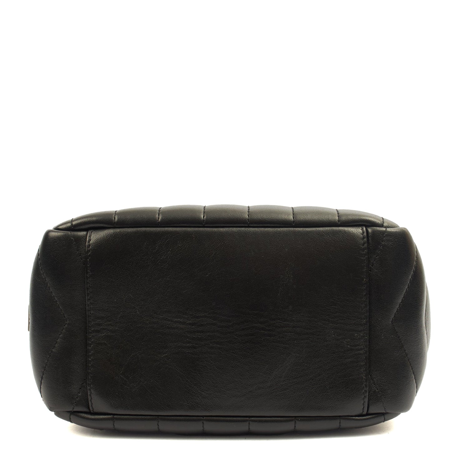 Saint Laurent Cross Body Lou Camera in Black, Calfskin Leather — Alternate View 10
