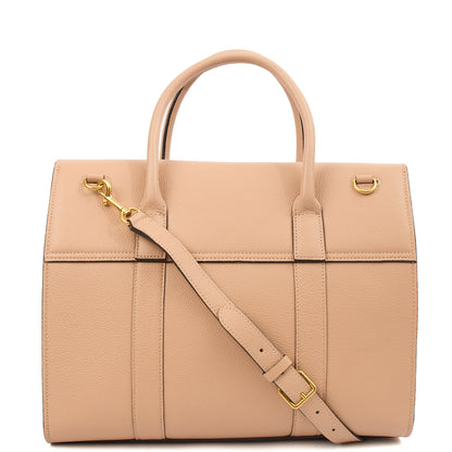 Mulberry Tote Bayswater with Strap in Rose Water, Leather — Top View