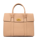 Mulberry Tote Bayswater with Strap in Rose Water, Leather — Front View