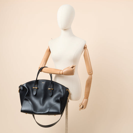 Alexander McQueen Tote Legend in Black, Leather — Side View