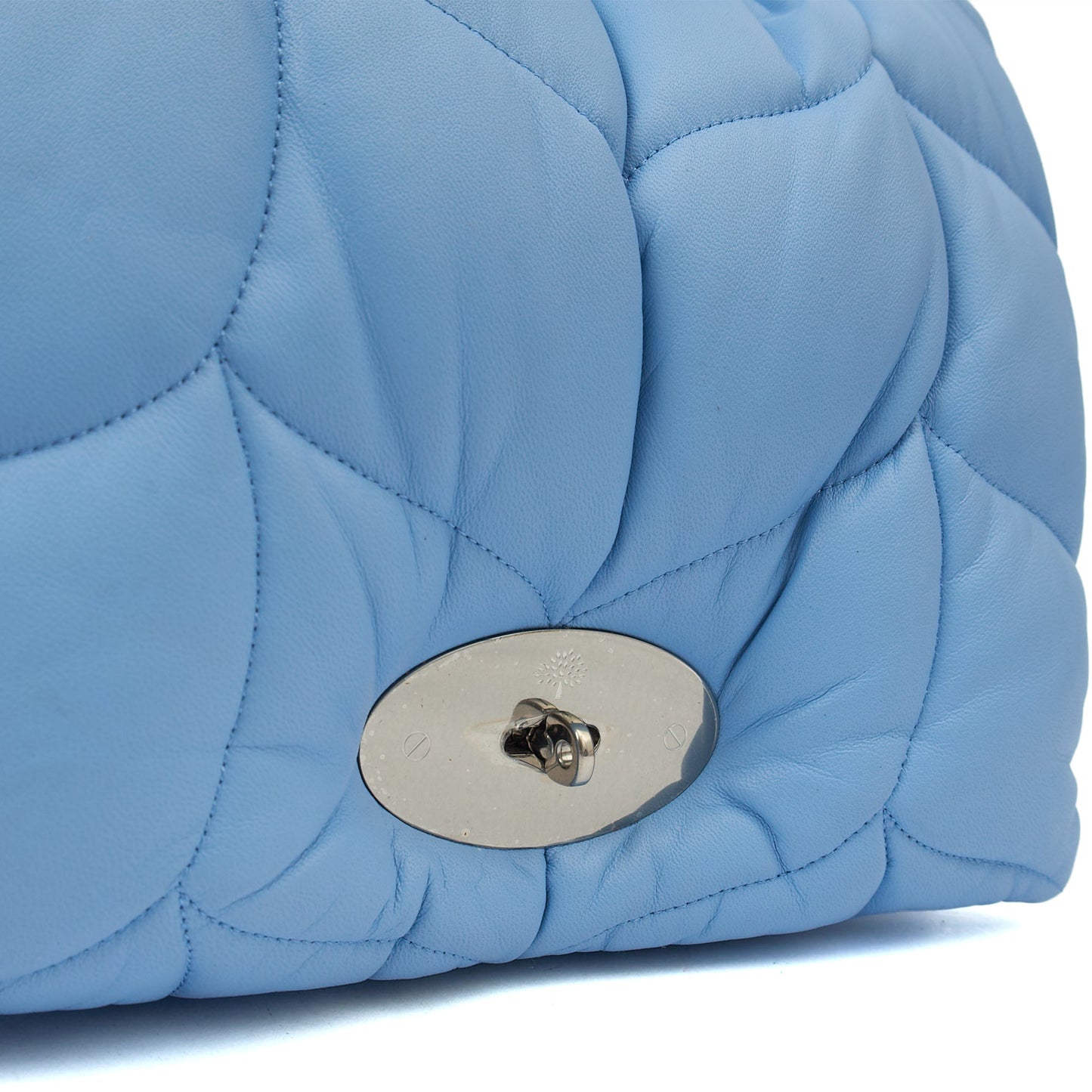 Mulberry Shoulder Bag Little Softie in Blue, Calfskin Leather — Alternate View 12